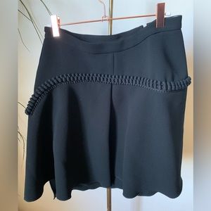 Black designer dress skirt by Carven. EU 40